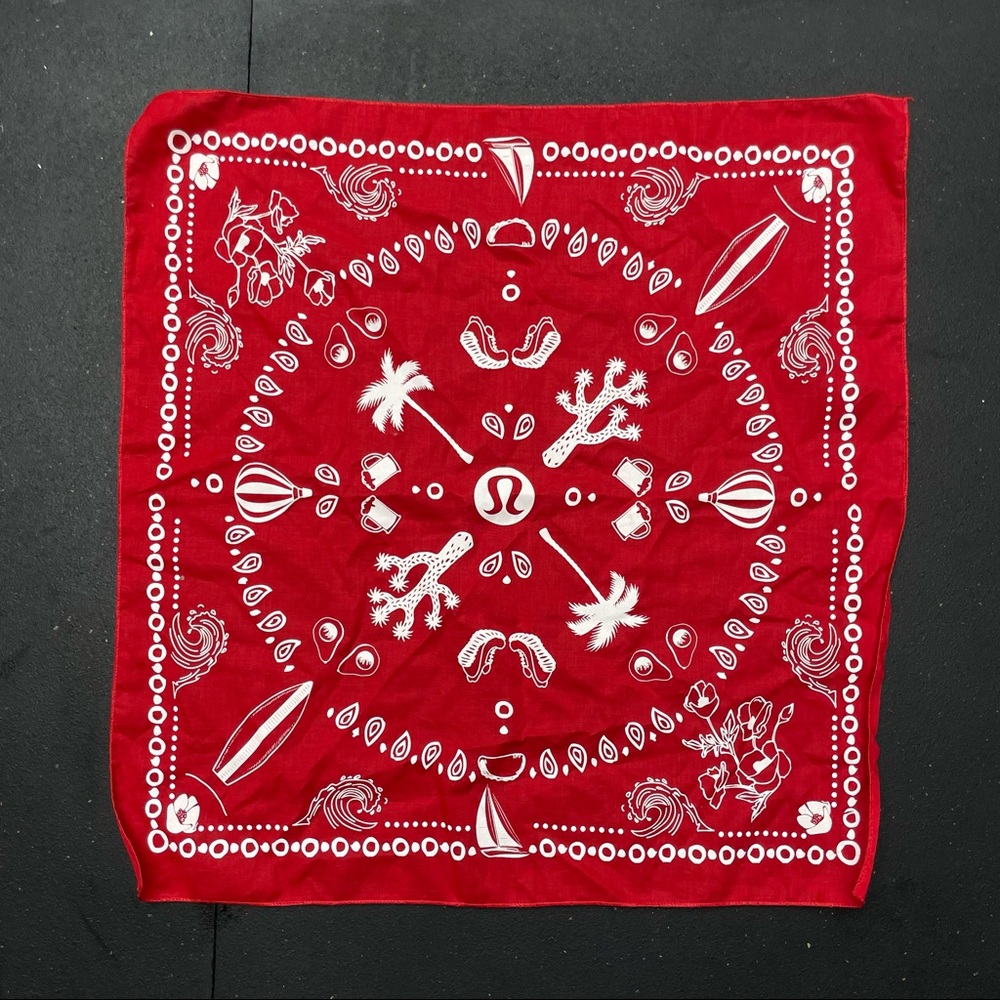 RARE lululemon bandana SAN 10K Run
